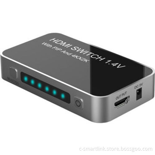 4port 4X1 HDMI Switch, 4-in-1 HDMI, 1.4V, 4K x 2K Picture in Picture